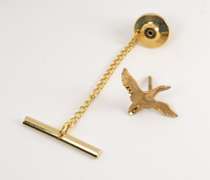 Beautifully Sculpted 14k Goose Tie Tack