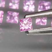 Rare UNHEATED! 2.08ct lavender and pink Sapphire set
