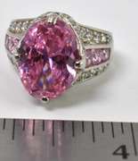 Pink Crystal Ring