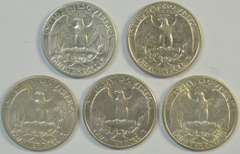 3 1932-P, 1934-P, & 1939-P Washington Quarters in AU