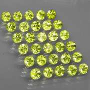 High grade 9.05ct untreated apple green Peridot set