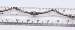 Vintage Sterling Silver Ball Bead Link Bracelet