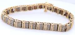 Powerful Diamond Bracelet in Yellow Gold
