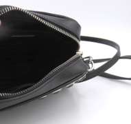 Prada Saffiano Studded Mini Zip Crossbody Bag