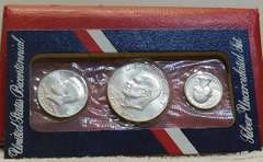 1976 3 pc Silver 40% Mint Set, OGP