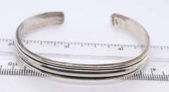 Vintage 925 Sterling Silver Mexico Cuff Bangle