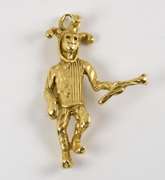 Whimsical 14k Jester Charm