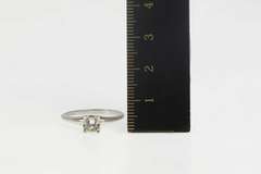 14K White Gold Vintage NOS 1950's Engagement 3.5mm Setting Ring