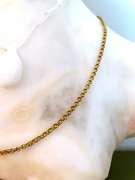 Unique Double Rope 14Kt Yellow Gold Chain