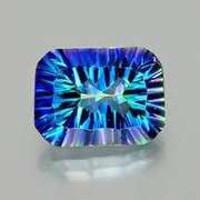 3X5MM OCTAGON BLUE MYSTIC TOPAZ LOOSE GEMSTONE