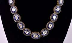 Darling 12.70CTW Diamond Necklace in Gold Plated Sterling Silver