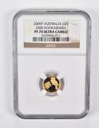 PF70 UCAM 2009-P Australia $5 Gold 2000 Kookaburra NGC