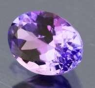 Vivid 1.05ct violet blue Tanzanite