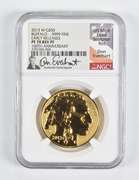 PF70 REV 2013-W $50 American 1 Oz Gold Buffalo ER Signed Everhart NGC