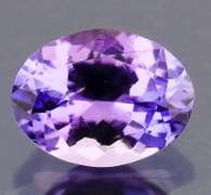Vivid 1.05ct violet blue Tanzanite