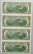 Sheet of 4 Uncut 1999 $2 Atlanta Fed Reserve Notes