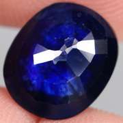 6.22ct big blue Sapphire from Mozambique