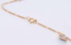 Stunning 18kt Multi Gemstone Anklet