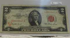 1953 Red Seal $2 US Note, Star Note