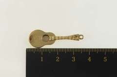 14K Yellow Gold 3D Classical Guitar Music Instrument Charm/Pendant