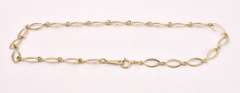 Incredible Oval Link Anklet in Yellow Gold