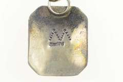 Sterling Silver Lapis Lazuli Syn. Opal Inlay Statement Pendant