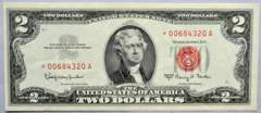 1963 A Gem CU $2 Star US Note