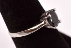 Sensational Sapphire Ring in 14K White Gold