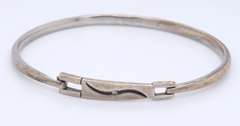 Vintage Sterling Silver Bangle Bracelet