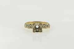 14K Yellow Gold Vintage NOS 1950's 4.4mm Engagement Setting Ring