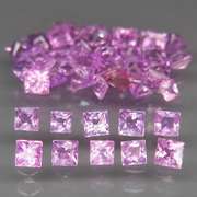 Rare UNHEATED! 2.08ct lavender and pink Sapphire set
