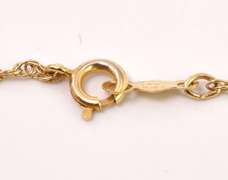 Gorgeous Diamond Set Heart Pendant Necklace in 14K Yellow Gold