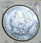 1881-O Morgan Dol circ