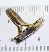 Native American Sterling Silver wild Horse Turquoise Ring