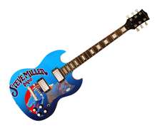 Steve Miller Autographed Signed Custom Photo Graphics Guitar ACOA
