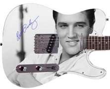 Elvis Presley Custom Graphics Autographed Facsimile Signed Guitar