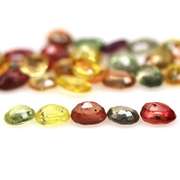 Heated only! 7.53ct fancy color Sapphire set