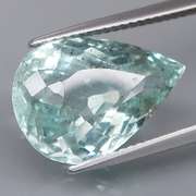 Glittering 8.22ct platinum blue Aquamarine