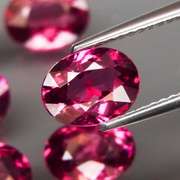 Ravishing 9.34ct violet pink Rhodolite Garnet set