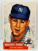 Whitey Ford, Yankees Vintage Topps Baseball Card