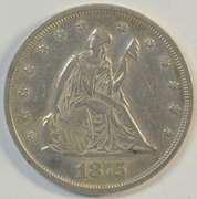 Rare 1875 Twenty Cent Piece in AU