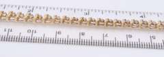 Gorgeous Yellow Gold Diamond S Tennis Bracelet