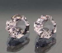 Brilliant 3.49ct natural whisper pink Amethyst set