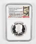 SP70 DPL Enhanced Finish 2014-S Kennedy Half Dollar 50th Anniv NGC