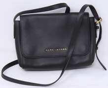 Marc Jacobs the Commuter Medium Black Leather Crossbody