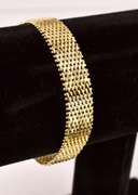Lovely Heavy Mesh Bracelet in 14K Yellow Gold