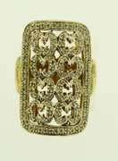 Vintage Sterling Silver Filigree Ring