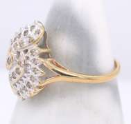 Sparkling Yellow Gold Diamond Ring