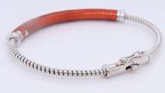 Dreamy 18kt Enamel and Diamond Bangle Bracelet