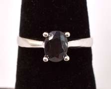 Sensational Sapphire Ring in 14K White Gold